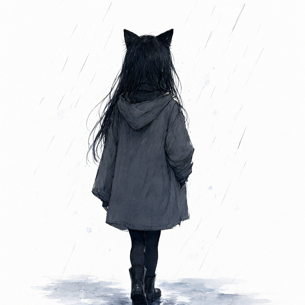 Rainy night — the wandering signature